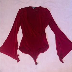 Burgundy Bodysuit